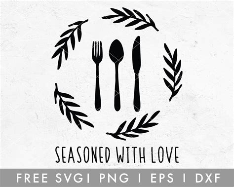 Download Seasoned with Love SVG File - SVG Design Commercial Use