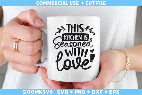 Download Seasoned with Love SVG File - SVG Design Easy Edite