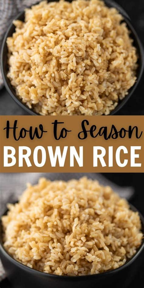 Seasoning Brown Rice