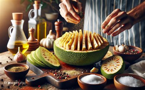 Seasoning breadfruit