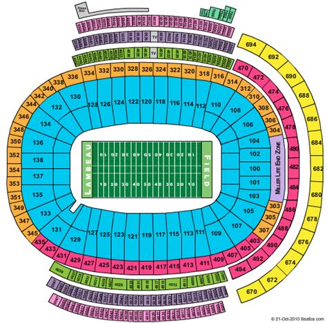 Seating Chart At Lambeau Field