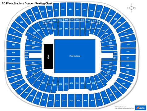 Seating Chart Bc Place
