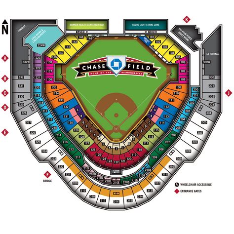 Seating Chart Chase Field