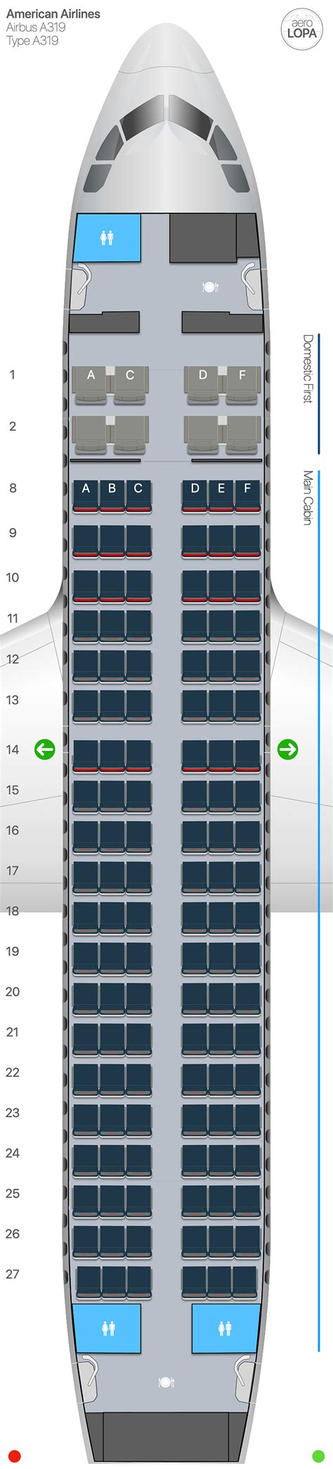 Seating Chart For Airbus A319