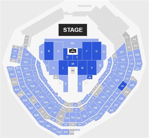 Seating Chart For Concerts