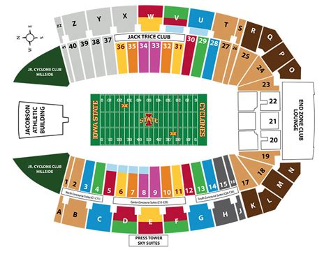 Seating Chart For Jack Trice Stadium