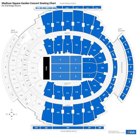 Seating Chart For Madison Square Garden