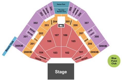 Seating Chart Hartford Healthcare Amphitheater Seating