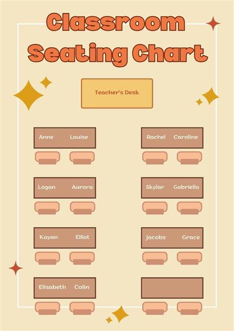Seating Chart Ideas Classroom