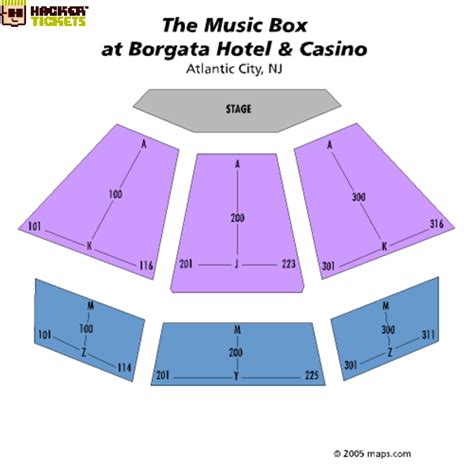 Seating Chart Music Box Borgata