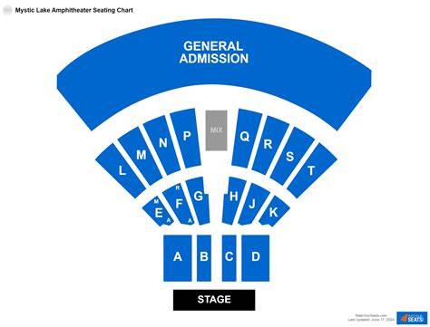 Seating Chart Mystic Lake Amphitheater