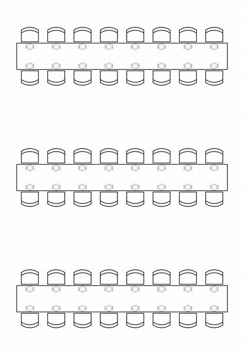 Seating Plan Template Rectangular Table