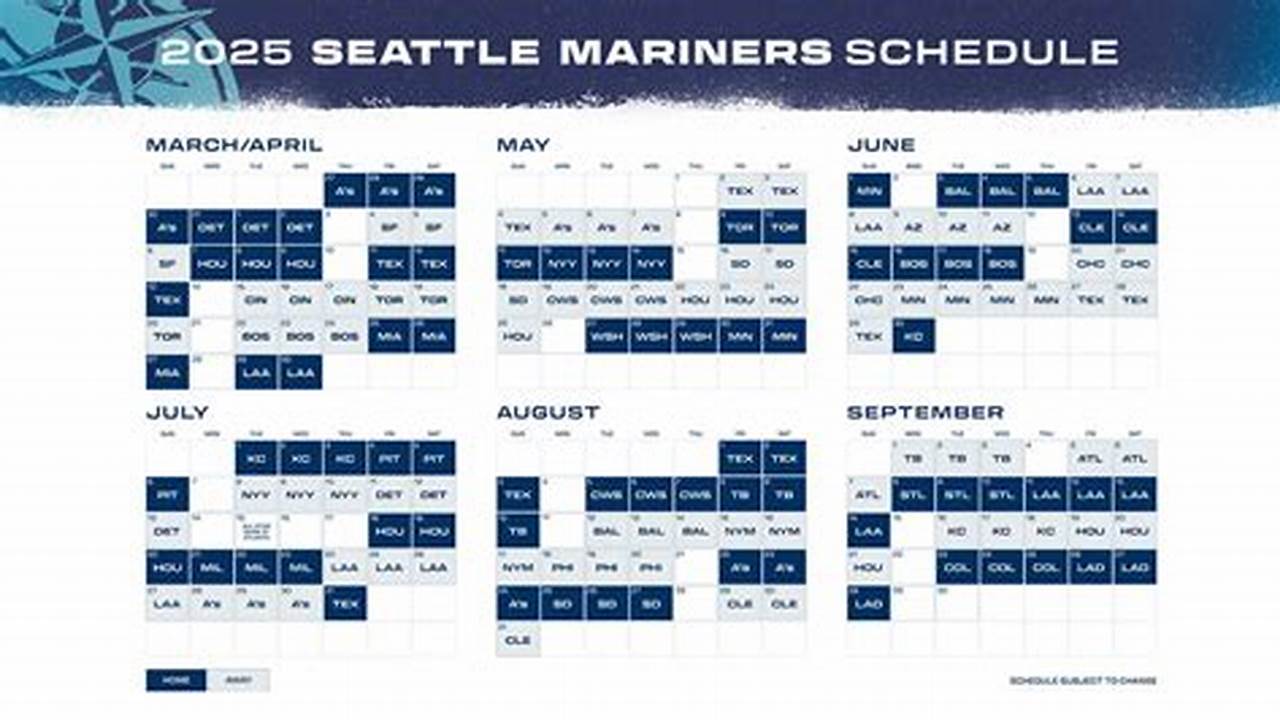 Seattle Mariners Spring Training 2025 Schedule