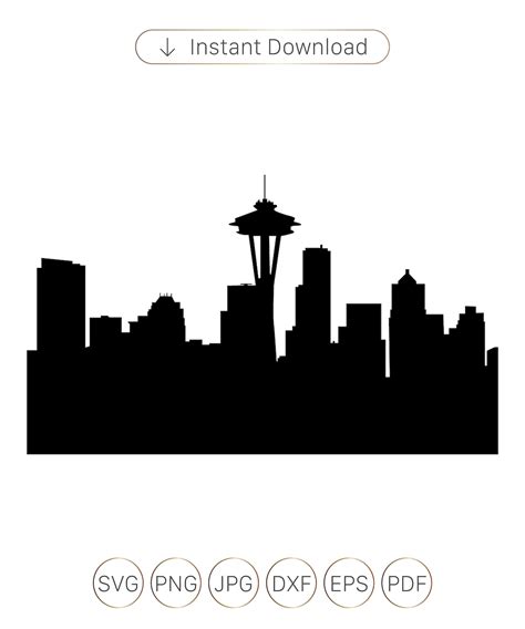 Discover the Artistic Splendor of Seattle with High-Quality SVG Designs