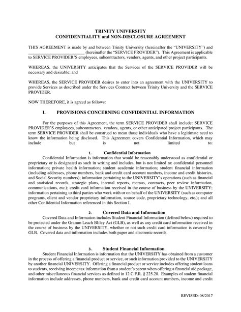 Sec Non Disclosure Agreement