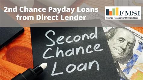 Second Chance Financing Personal Loans