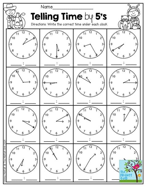 Second Grade Time Worksheets