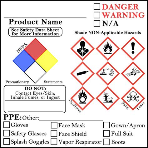 30 Secondary Container Label Requirements Osha Labels 2021