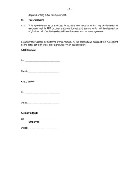 Secondment Agreement Download WORD & PDF