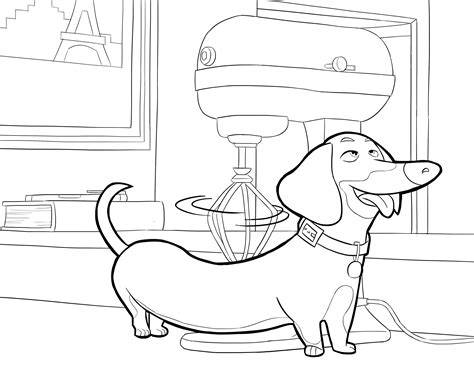 Secret Lives Of Pets Coloring Pages