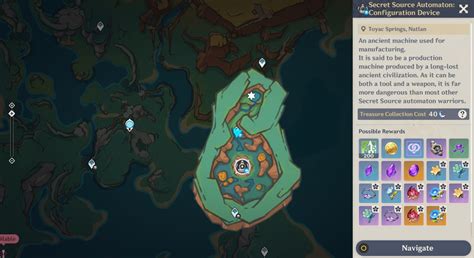 Secret Source Automaton: Configuration Device Boss Location