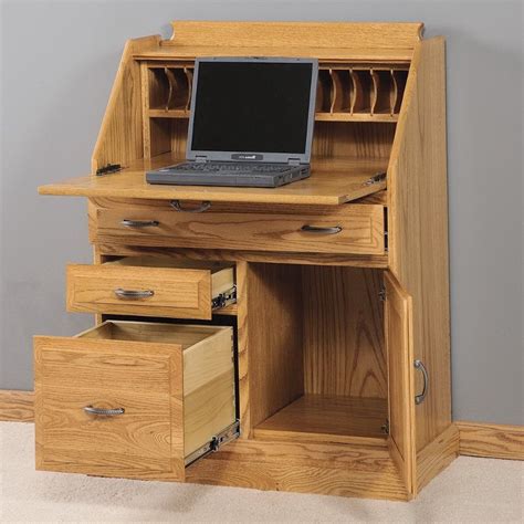 Mission Large Secretary Desk with File Drawer Amish Traditions WV