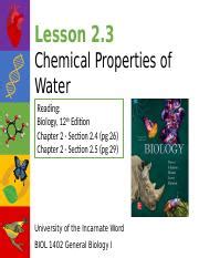 Unlocking the Secret of Chemical Properties: Delving into Section 2.3