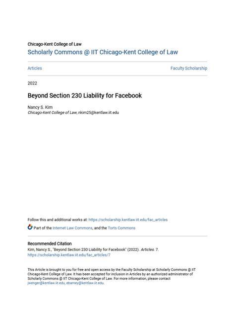 Section 230 platform liability for leaked media content