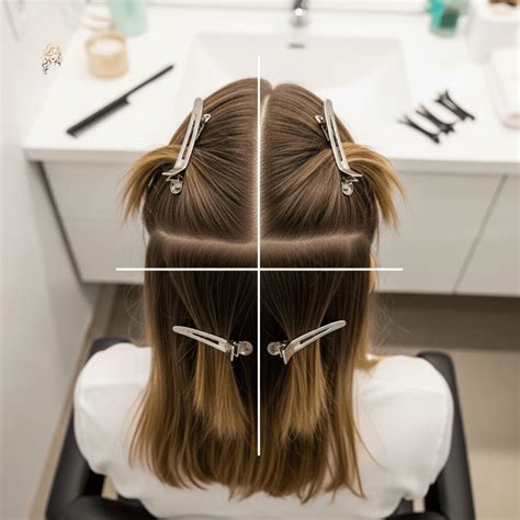 Sectioning Hair