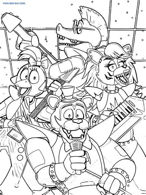 Security Breach Coloring Pages