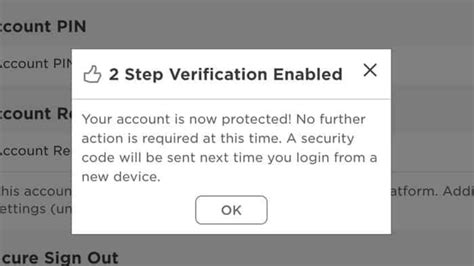 Security Notifications – Roblox Support