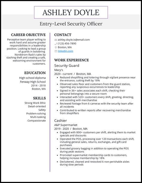 Secure Your Future Career: A Comprehensive Guide to Crafting a Stellar Security Officer Job Description for Your Resume