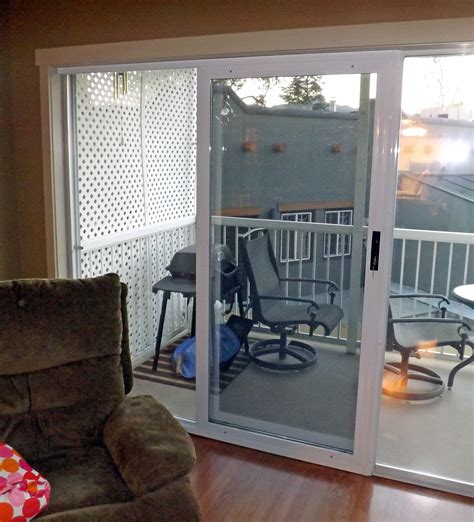 White Sliding Security Screen Doors Sliding glass door screen, Patio