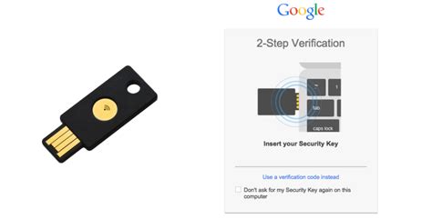 Security key authentication