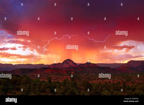 Sedona Red Rocks Night