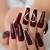 Seductive Sophistication: Dark Burgundy Nails to Bring out Your Inner Diva