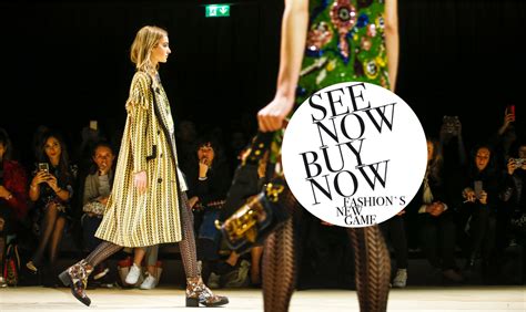 See Now- Buy Now movement in Fashion
