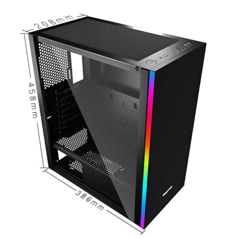 Segotep Gaming Case Sprint - White - Side Window - Include Front Led Fan - Usb 3.0