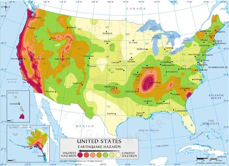 Seismic Zone Map Of Usa