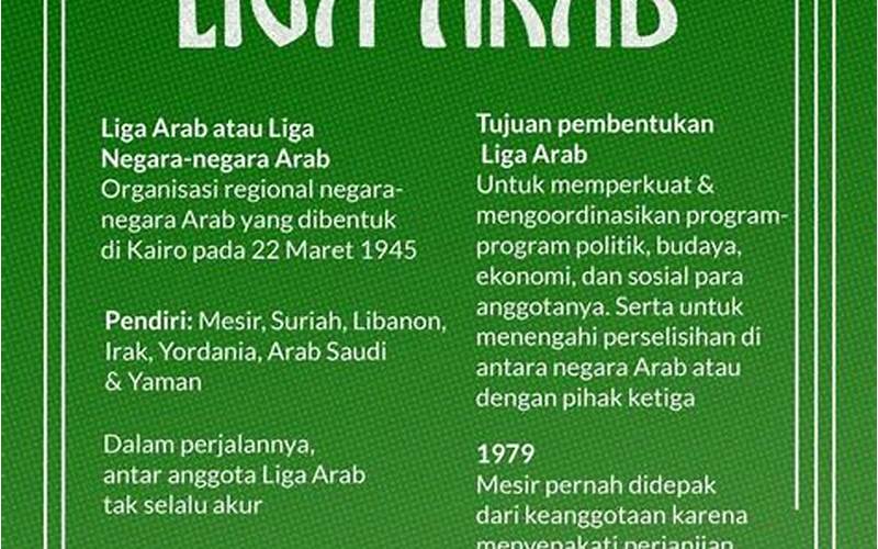 Sejarah Liga Arab