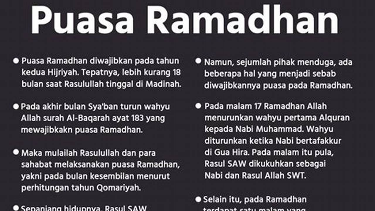 Sejarah Panjang, Ramadhan