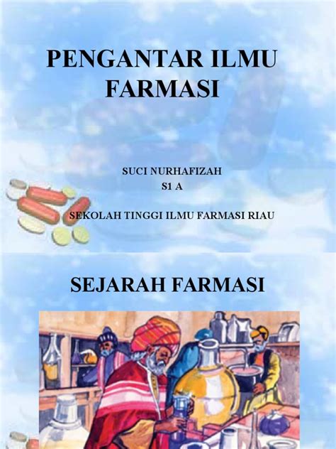 Sejarah Farmasi