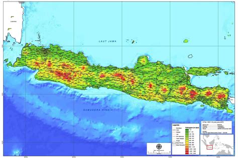Gambar Peta Pulau Jawa