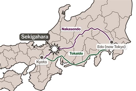 Sekigahara Battlefield Map