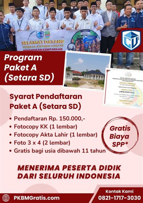 Sekolah Paket Gratis