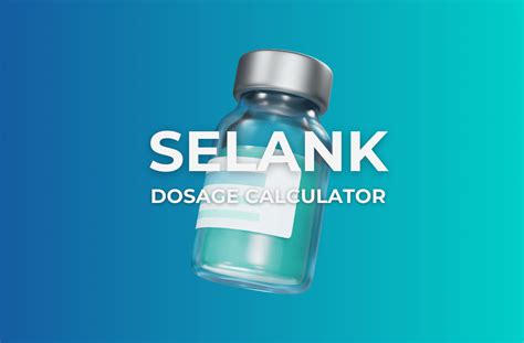 Selank Peptide Dosage Chart