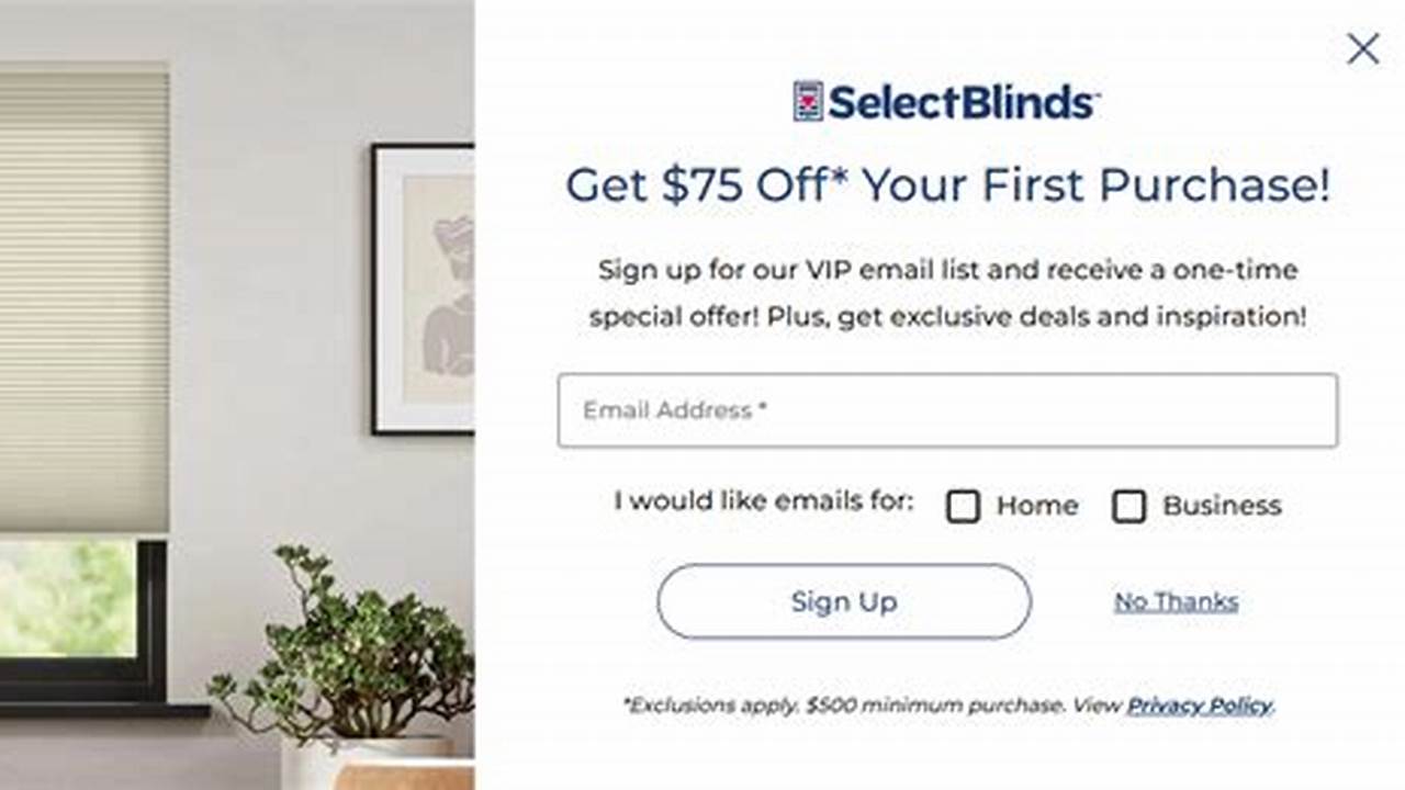 Select Blinds Coupon Code 2025