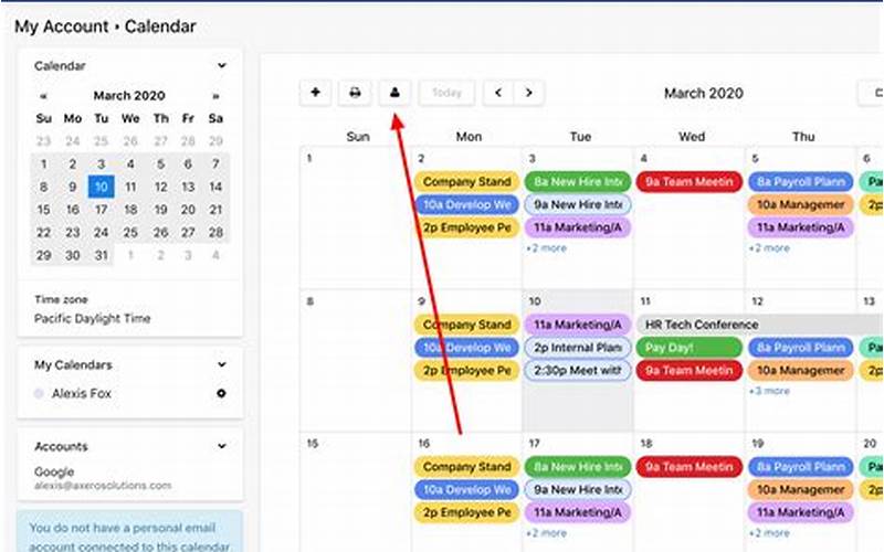 Select Calendar Google Calendar