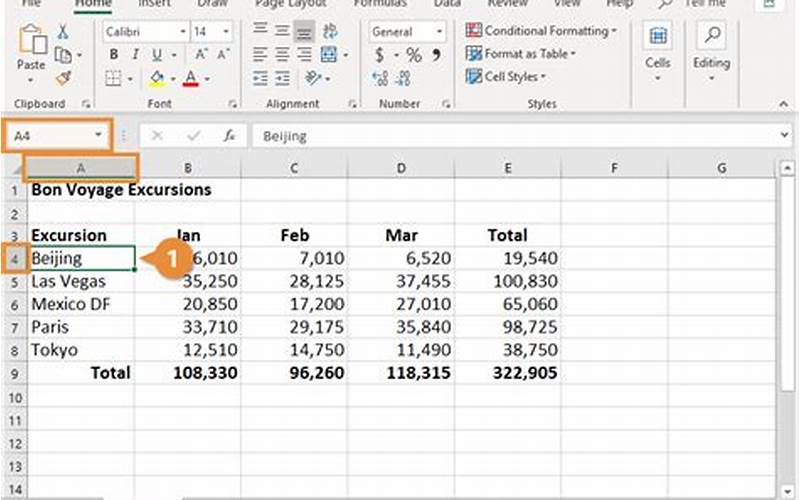 Select Cells In Excel