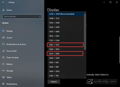 Select Resolution